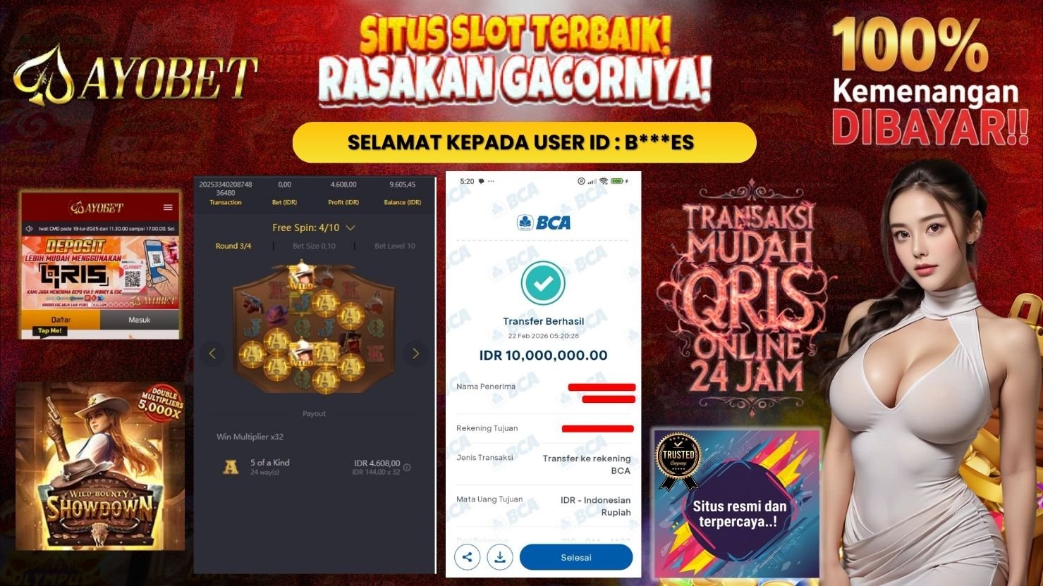 AYOBET JACKPOT SLOT WILD BOUNTY SHOWDOWN